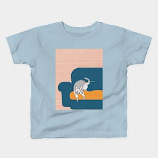 Cat on the Sofa Kids T-Shirt